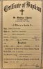 Edward Baptism Certificate