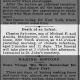 son Chester Sylvester Strohmeyer's death