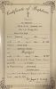 Maria's Baptism Certificate