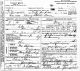 Mary Streiner Bace Death Certificate