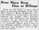 Rosemary Obituary