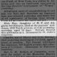 daughter Elsie May's death